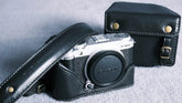 Fujifilm X M5 series Leather Camera Case - kaza-deluxe - Black Combo