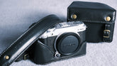Fujifilm X M5 series Leather Camera Case - kaza-deluxe - Black Combo