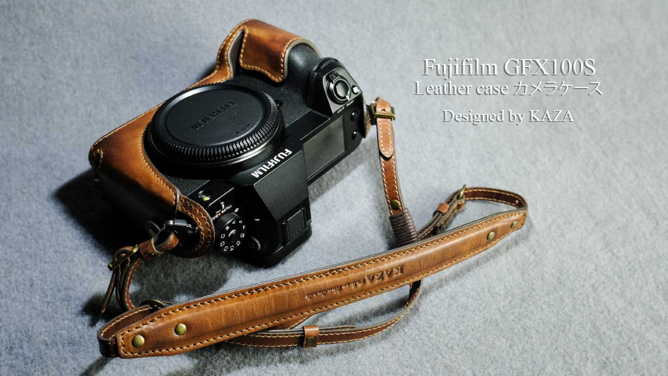 Fujifilm GFX100S Leather Camera Case - kaza-deluxe