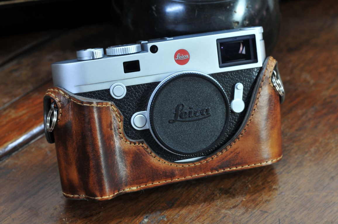 Leica M10-D / Real leather skin : LEICA CASES & STRAPS by