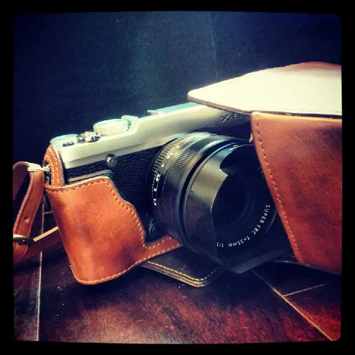 Fujifilm X-E1/ X-E2 Leather Camera Case – Kaza Deluxe