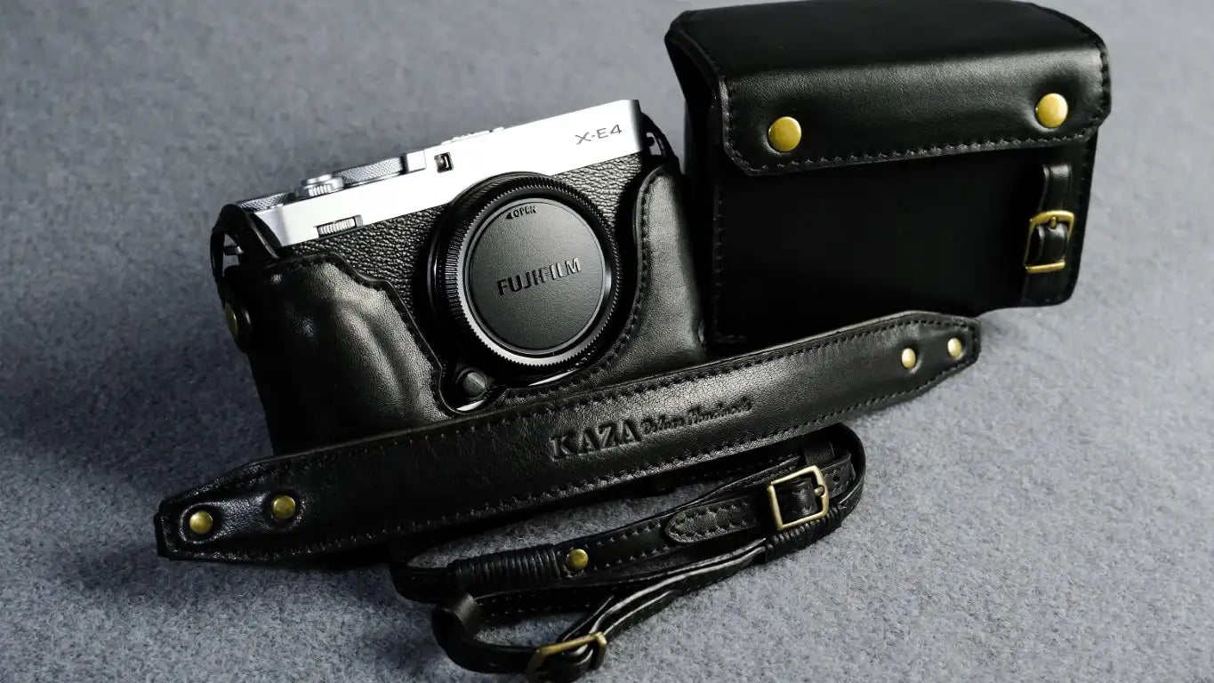 Fujifilm X-E4 Leather Camera Case – Kaza Deluxe