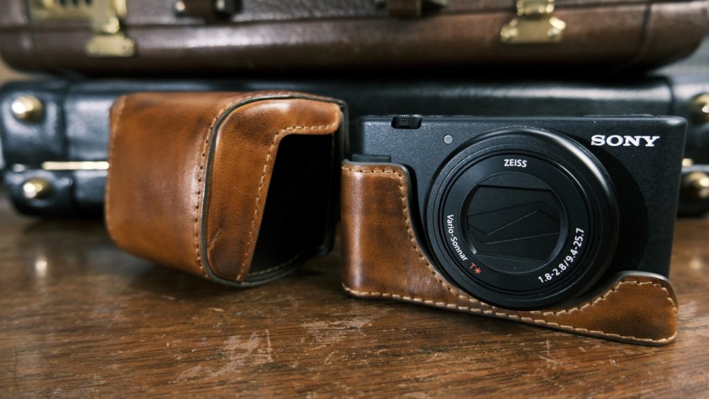 SONY ZV-1 SERIES Leather Camera Case | kaza-deluxe