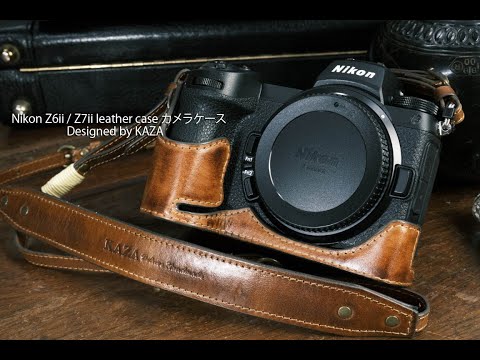 NIKON Z5/Z6/Z7/Z6II/Z7II SERIES Leather Camera Case - Half Case + Strap