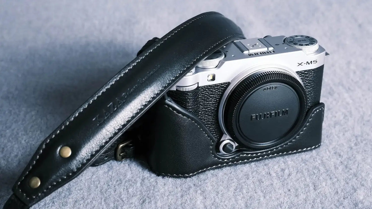 Fujifilm X M5 series Leather Camera Case - kaza-deluxe