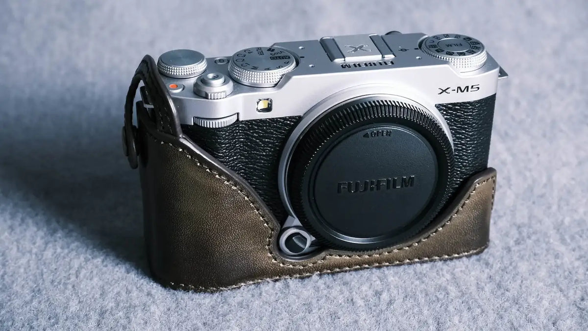 Fujifilm X M5 series Leather Camera Case - kaza-deluxe