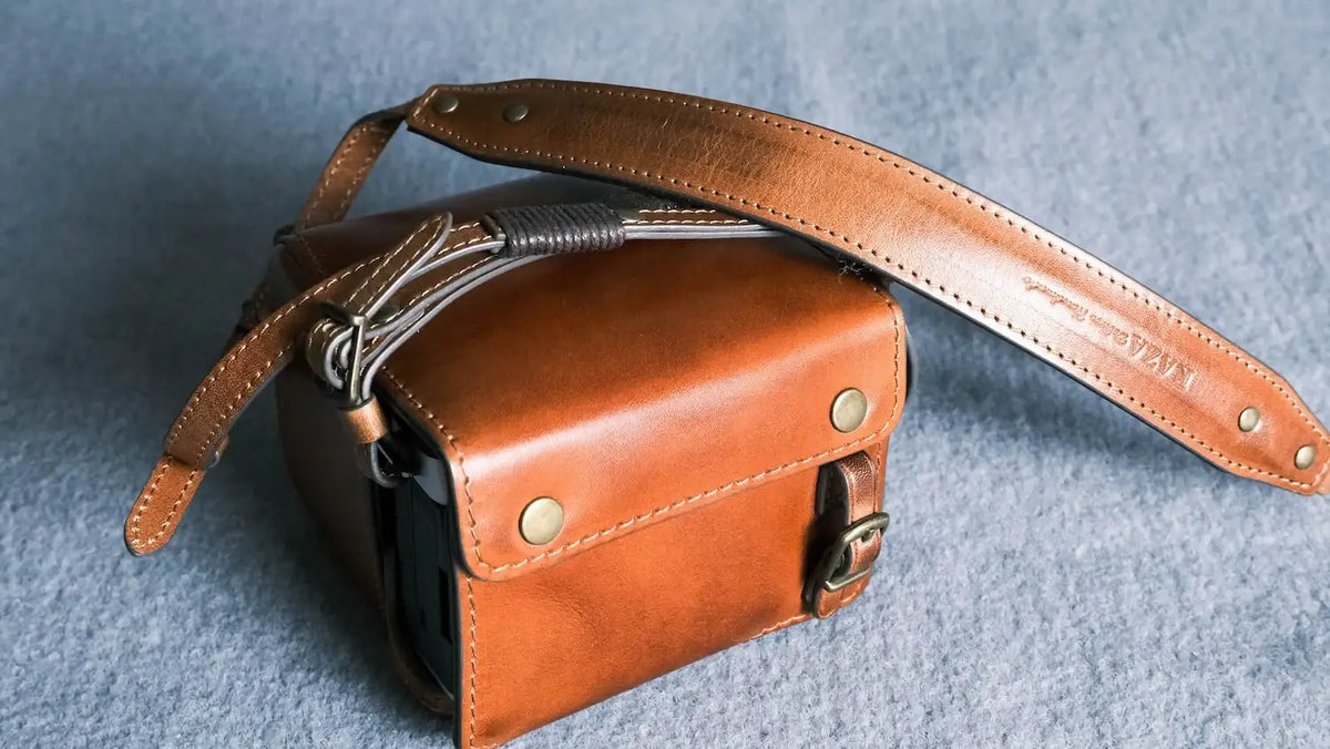Fujifilm X M5 series Leather Camera Case - kaza-deluxe
