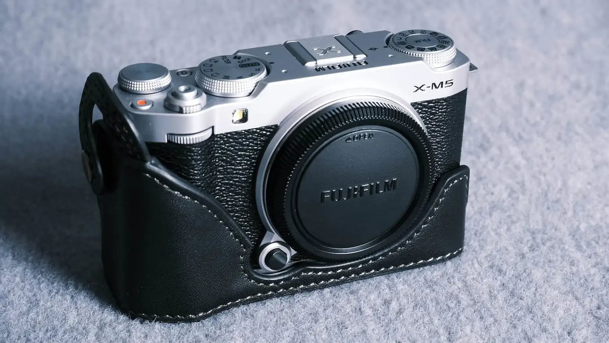 Fujifilm X M5 series Leather Camera Case - kaza-deluxe