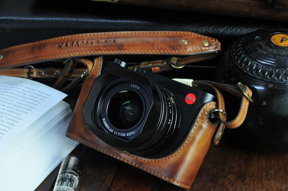 Leica Q3 Leather Camera Case - kaza-deluxe