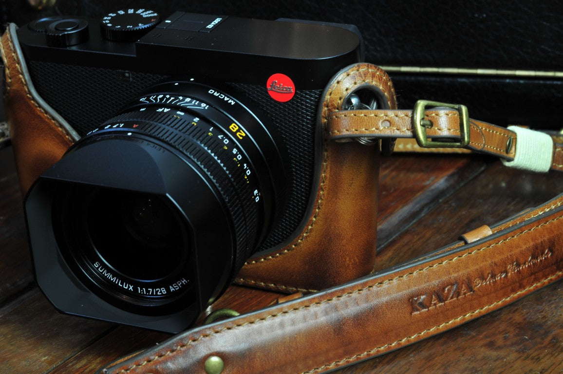 Leica Q3 Leather Camera Case - kaza-deluxe