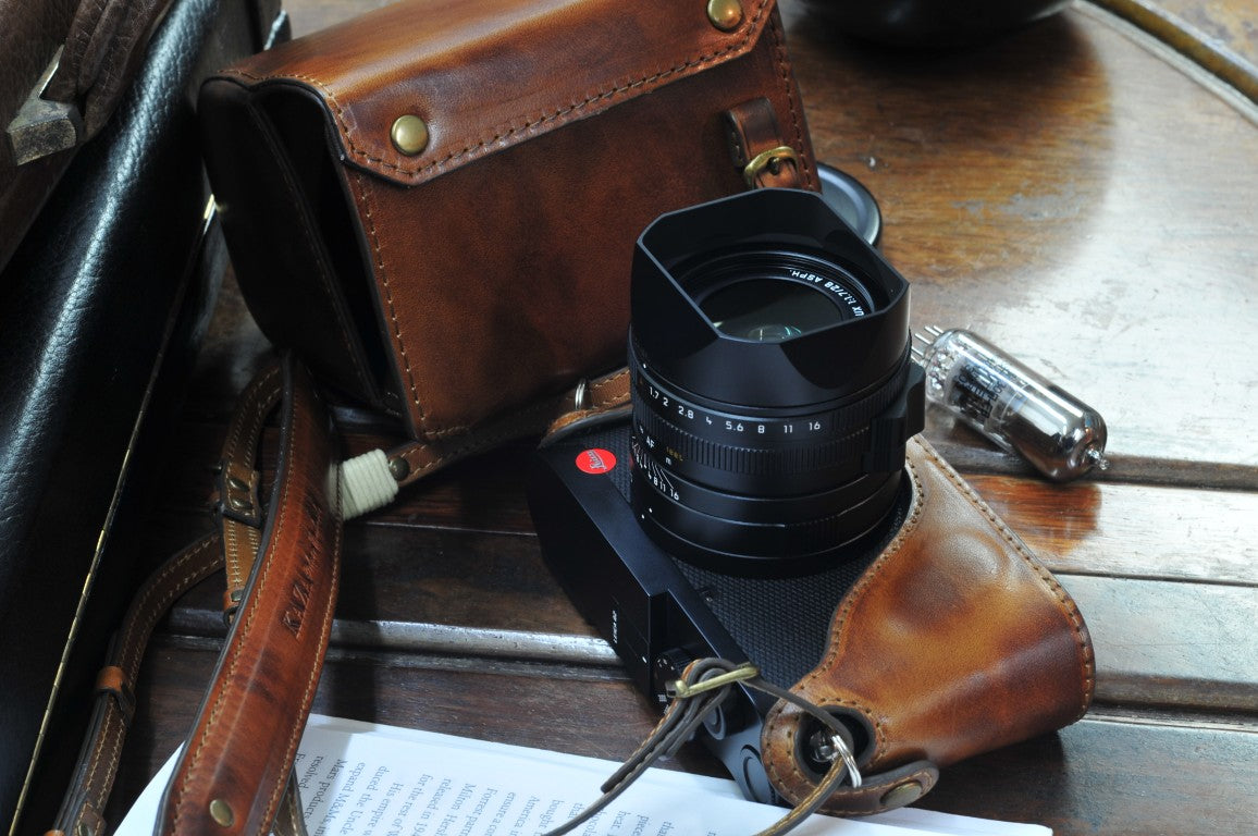 Leica Q3 Leather Camera Case - kaza-deluxe