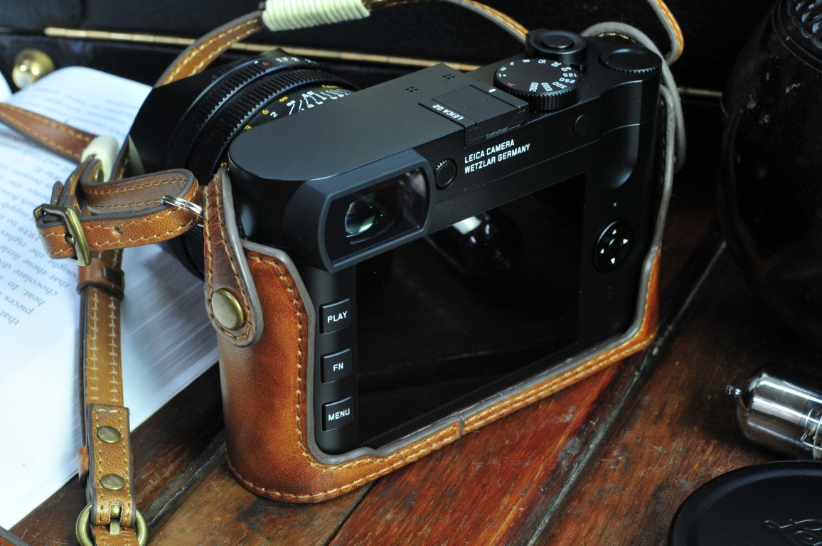 Leica Q3 Leather Camera Case - kaza-deluxe