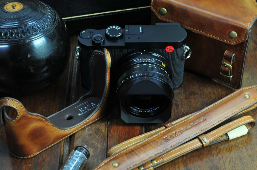 Leica Q3 Leather Camera Case - kaza-deluxe