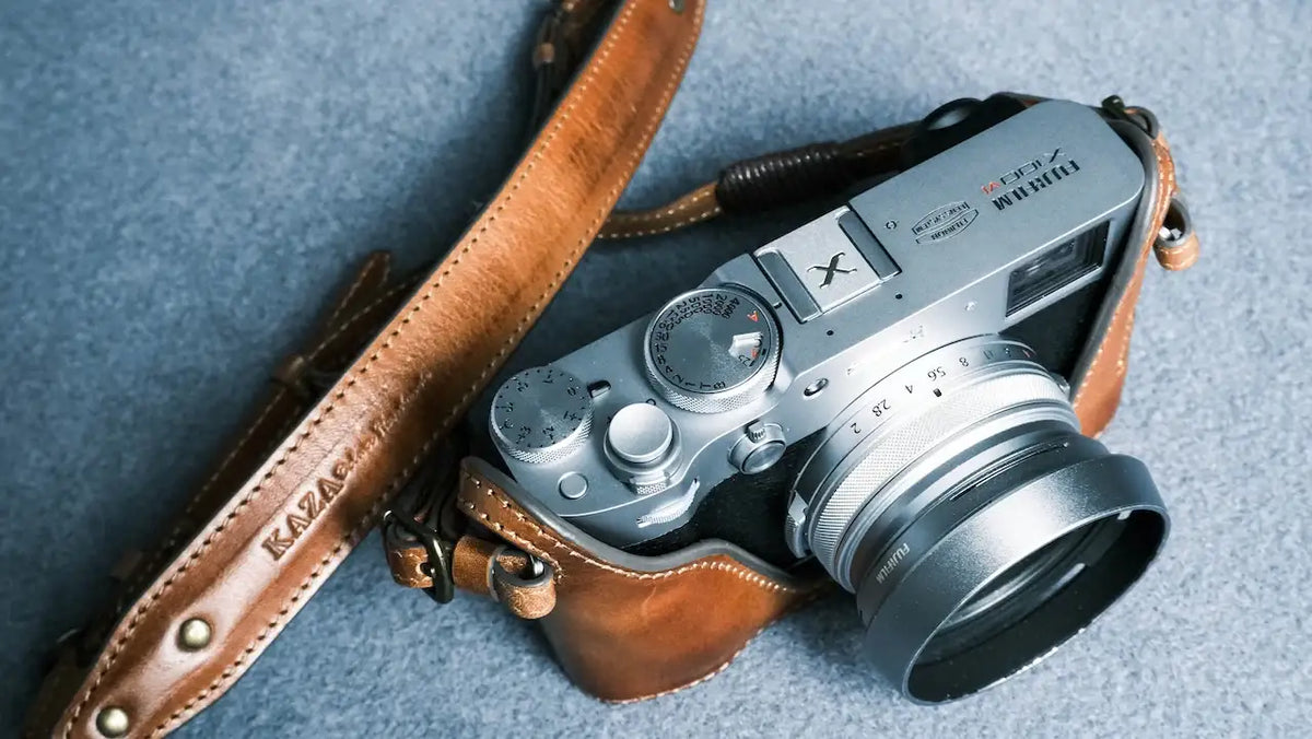 Fujifilm X 100VI Leather Camera Case - kaza-deluxe