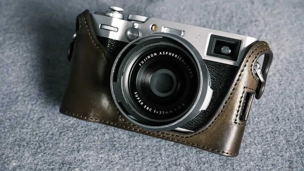 Fujifilm X 100VI Leather Camera Case - kaza-deluxe