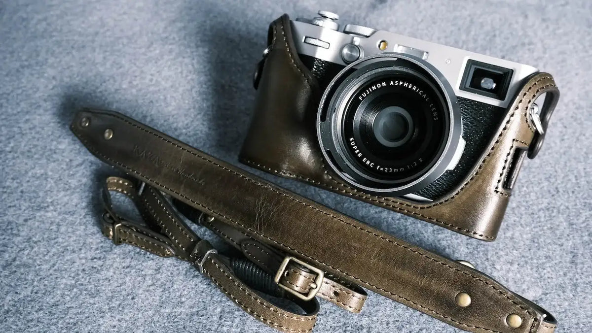 Fujifilm X 100VI Leather Camera Case - kaza-deluxe
