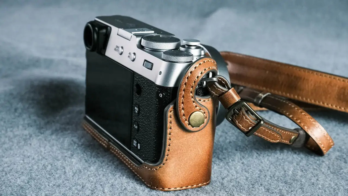 Fujifilm X 100VI Leather Camera Case - kaza-deluxe