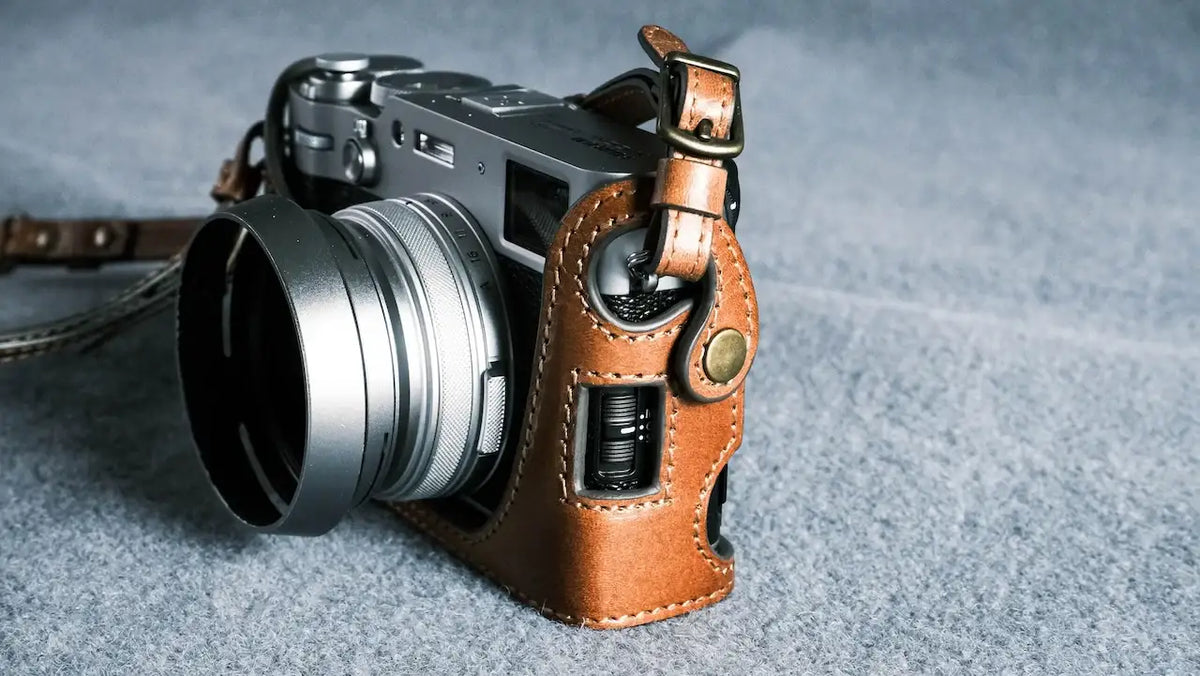 Fujifilm X 100VI Leather Camera Case - kaza-deluxe