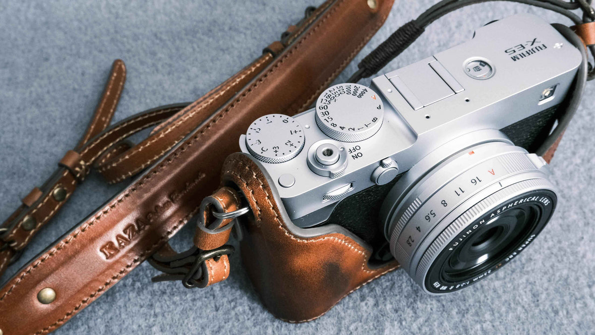 セットブースター ラガバン Fujifilm X-E5 Leather Camera Case - Kaza-deluxe