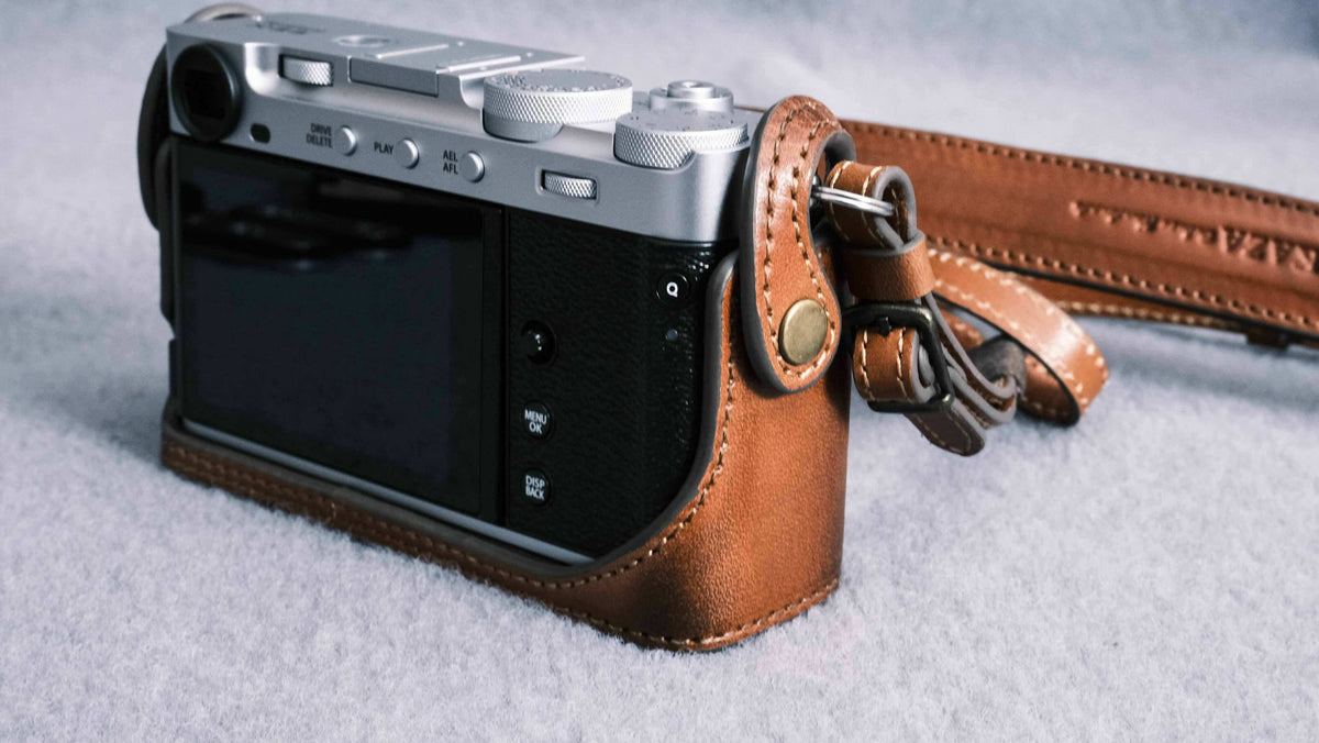 セットブースター ラガバン Fujifilm X-E5 Leather Camera Case - Kaza-deluxe