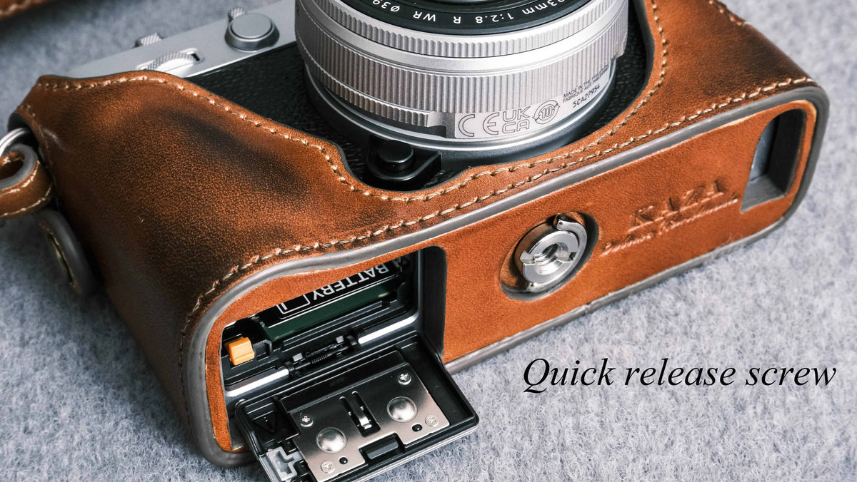 富士フイルム XE5 レザーケース – ハンドメイド純正保護カバー