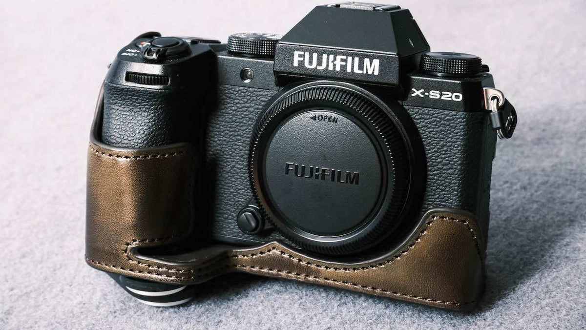 FUJIFILM X - S20 SERIES Leather Camera Case - kaza-deluxe