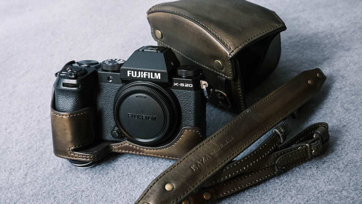 FUJIFILM X - S20 SERIES Leather Camera Case - kaza-deluxe