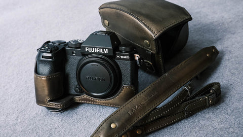 FUJIFILM X - S20 SERIES Leather Camera Case - kaza-deluxe