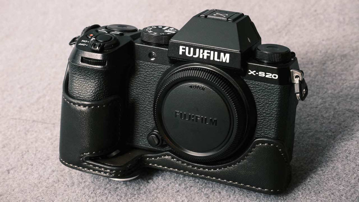 FUJIFILM X - S20 SERIES Leather Camera Case - kaza-deluxe