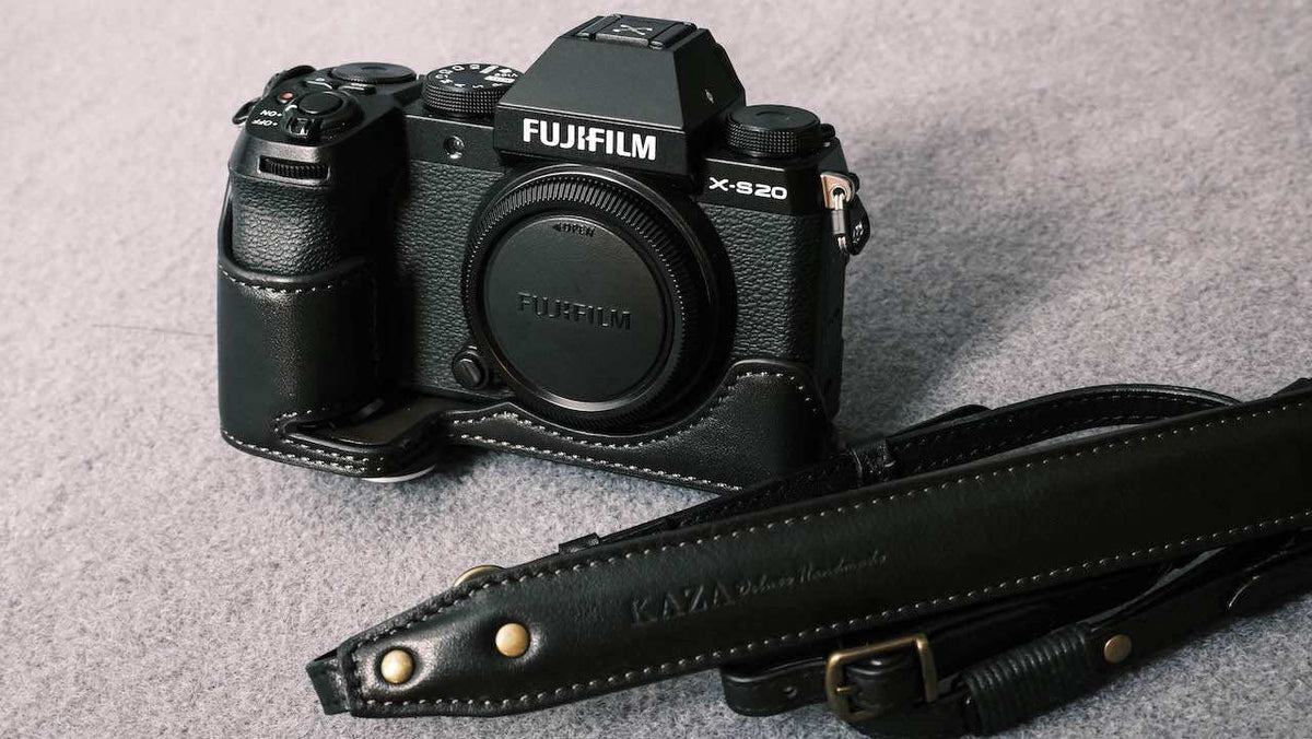 FUJIFILM X - S20 SERIES Leather Camera Case - kaza-deluxe