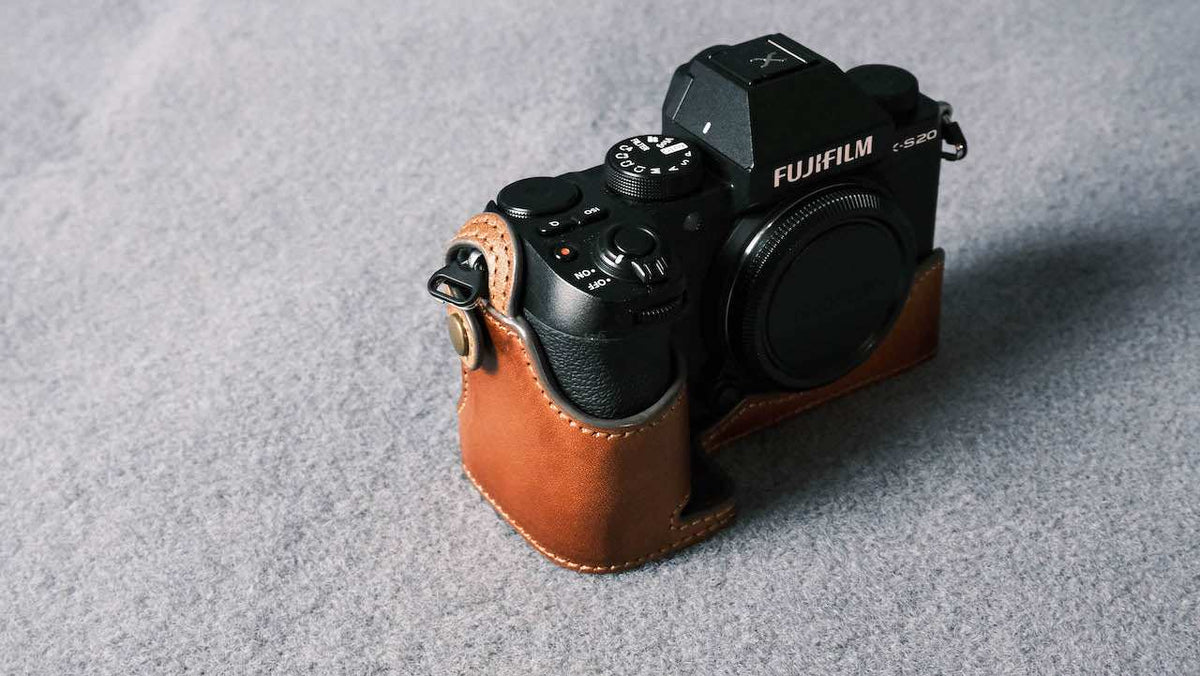 FUJIFILM X - S20 SERIES Leather Camera Case - kaza-deluxe