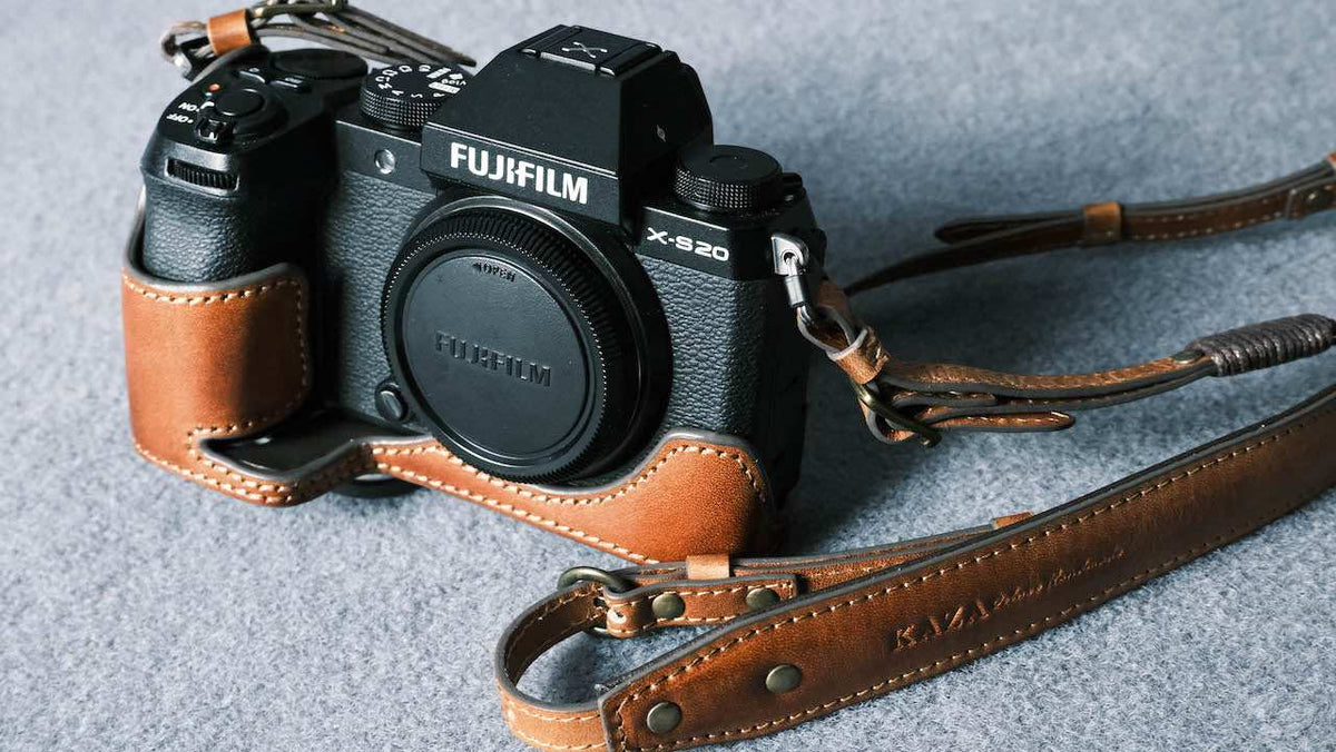 FUJIFILM X - S20 SERIES Leather Camera Case - kaza-deluxe