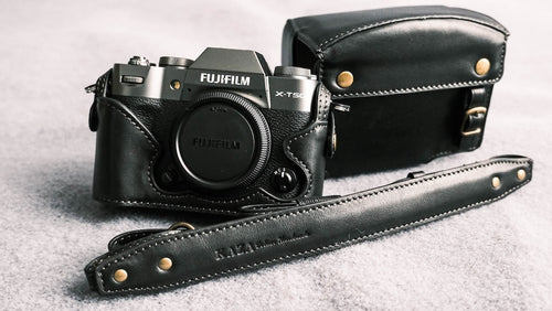 Fujifilm X T50 Leather Camera Case - kaza-deluxe