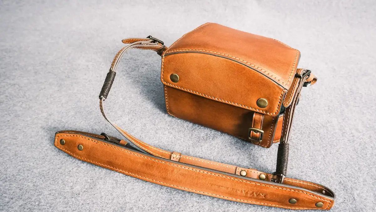 Fujifilm X T50 Leather Camera Case - kaza-deluxe