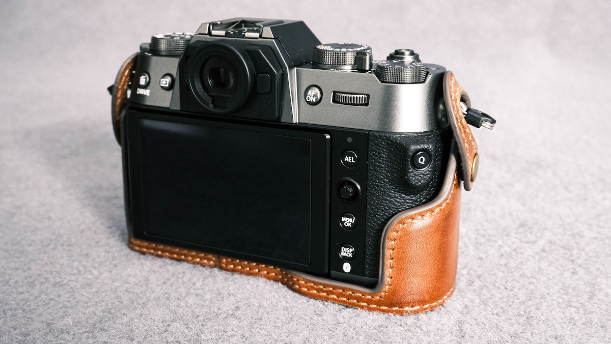 Fujifilm X T50 Leather Camera Case - kaza-deluxe