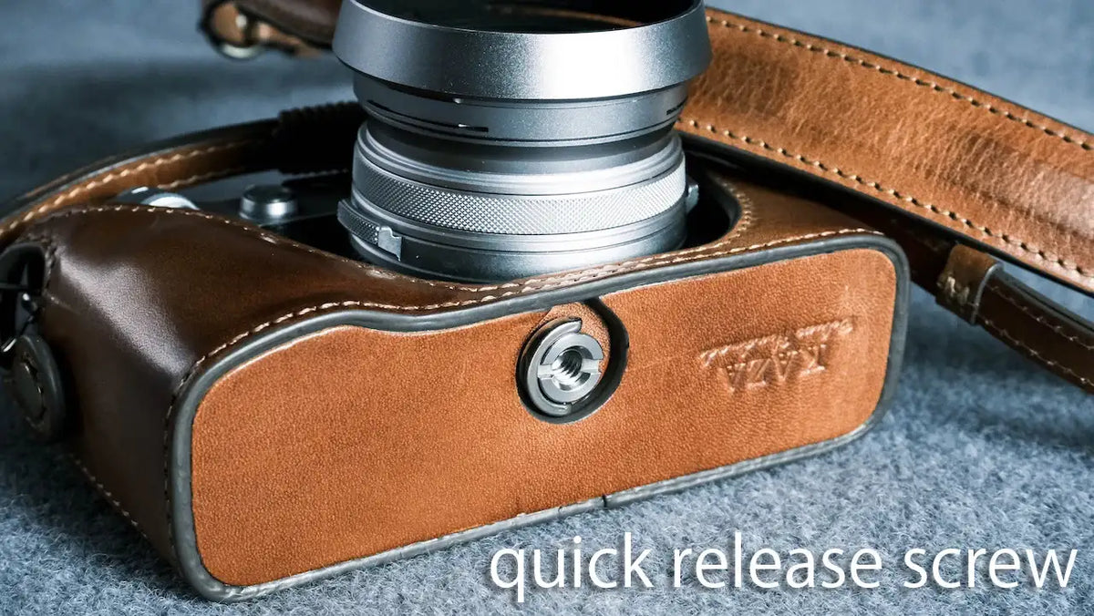 Fujifilm X 100VI Leather Camera Case - kaza-deluxe
