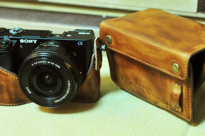 Sony A6000 Leather Camera Case - kaza-deluxe