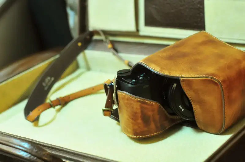 Sony A6000 Leather Camera Case - kaza-deluxe