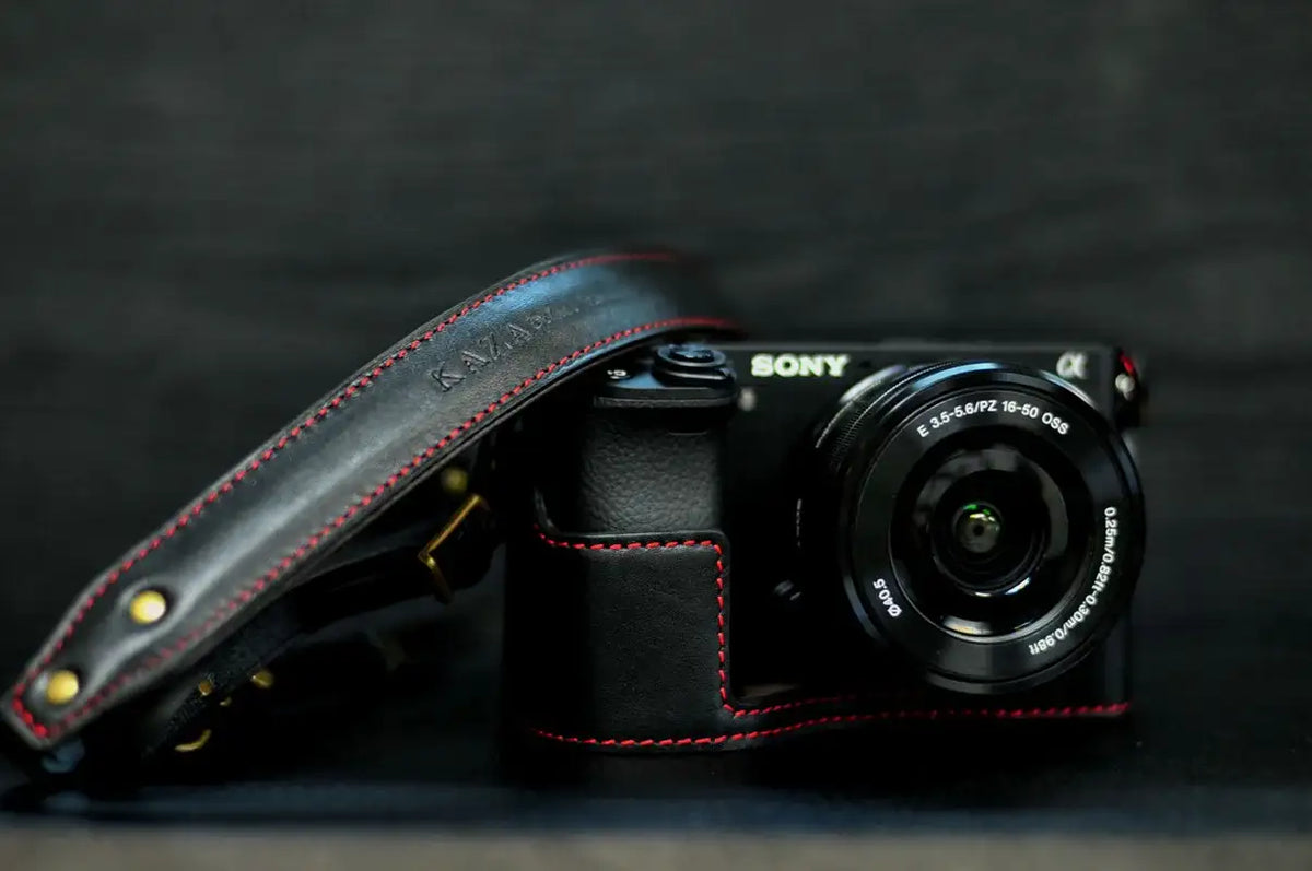 Sony A6300 Leather Camera Case - kaza-deluxe