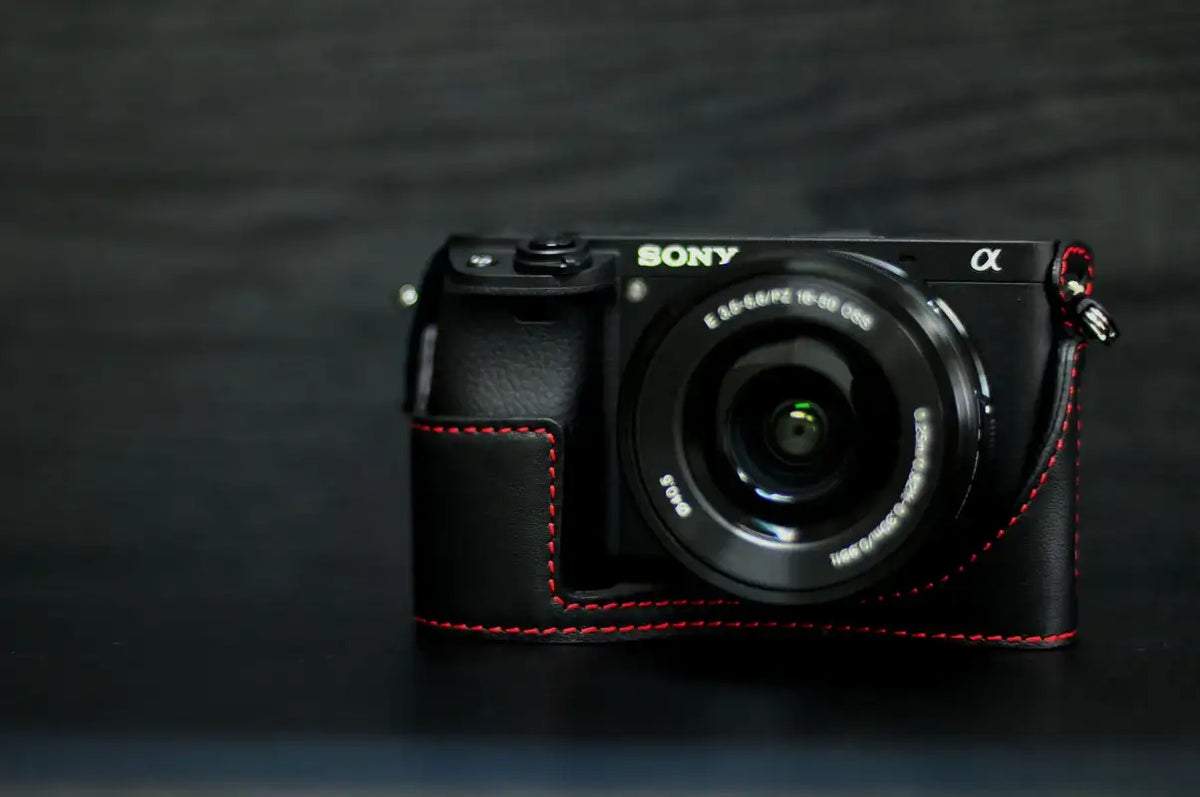 Sony A6300 Leather Camera Case - kaza-deluxe
