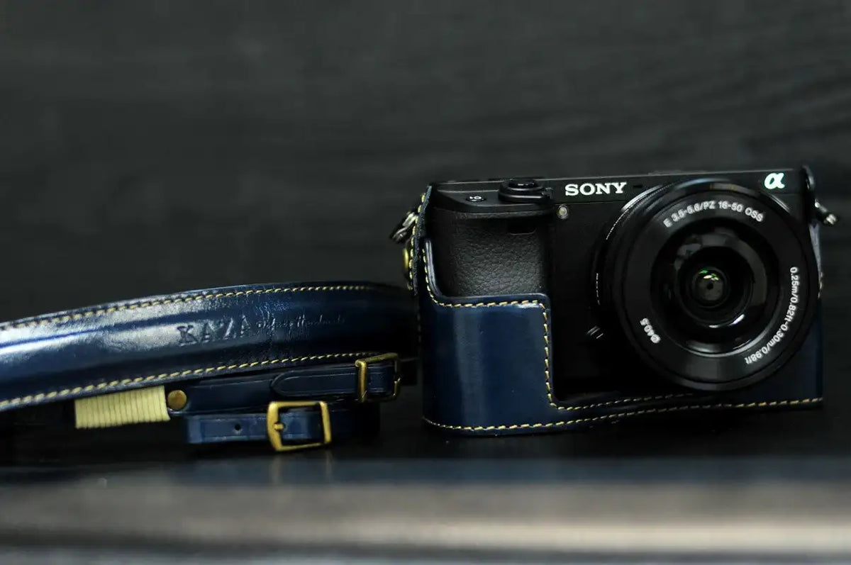 Sony A6300 Leather Camera Case - kaza-deluxe