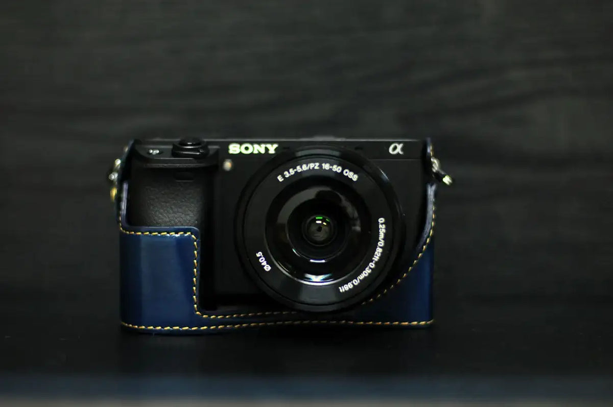 Sony A6300 Leather Camera Case - kaza-deluxe