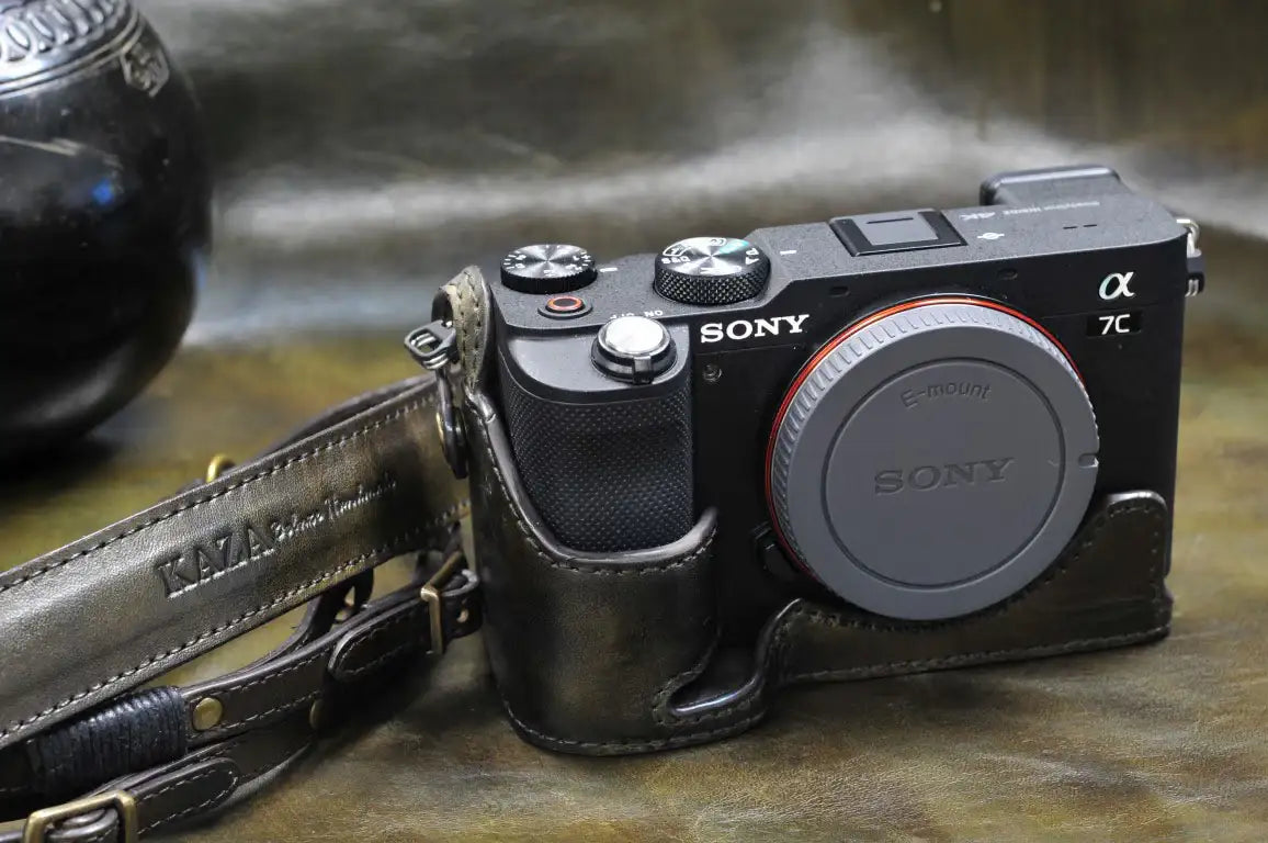 Sony A7C Leather Camera Case - kaza-deluxe