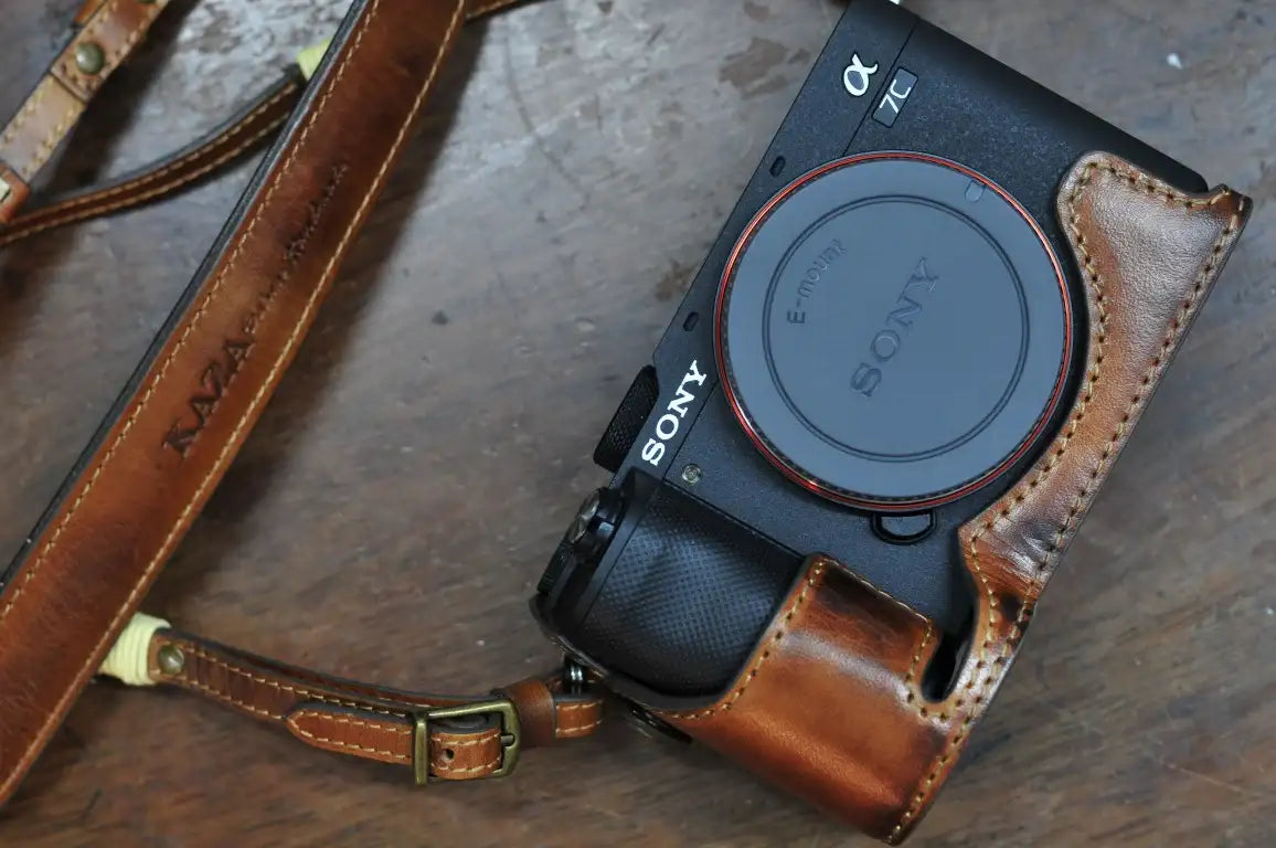 Sony A7C Leather Camera Case - kaza-deluxe