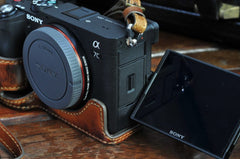 Sony A7C Leather Camera Case - kaza-deluxe