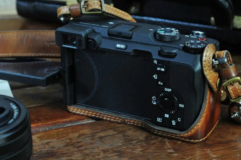 Sony A7C Leather Camera Case - kaza-deluxe