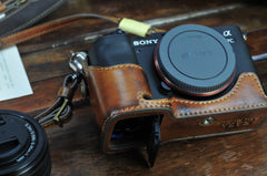 Sony A7C Leather Camera Case - kaza-deluxe