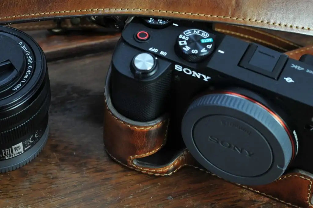 Sony A7C Leather Camera Case - kaza-deluxe