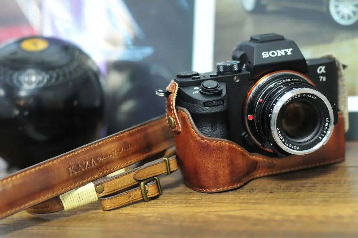 Sony A7II / A7RII / A7SII Series Leather Camera Case - kaza-deluxe