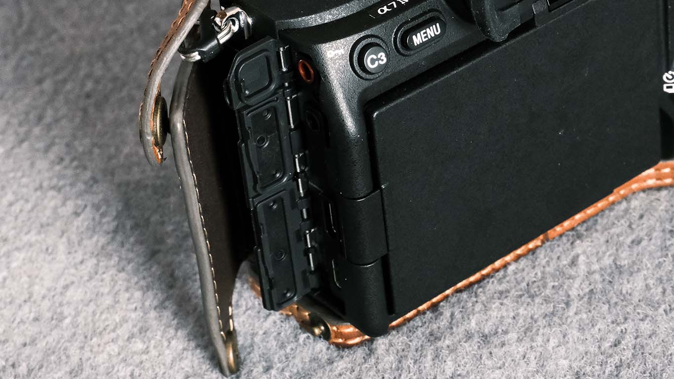 Sony A7iv A74 A7R5 A7siii A1 series Leather Camera Case